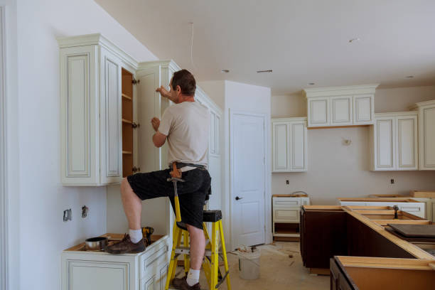 Kitchen island installation in Goodyear by JMT Kitchen Cabinet